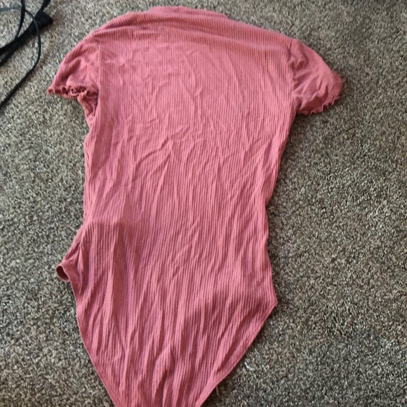 mauve turtleneck bodysuit - Picture 3 of 3